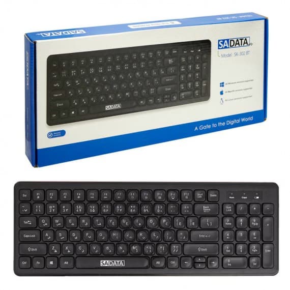 کیبورد بی سیم بلوتوث سادیتا مدل SK-302BT — تصویر ۲