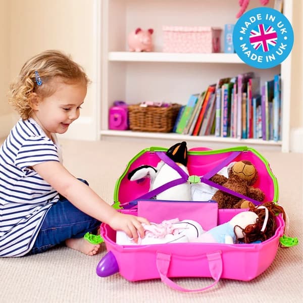 چمدان کودک طرح تریکسی صورتی ترانکی Trunki — تصویر ۶
