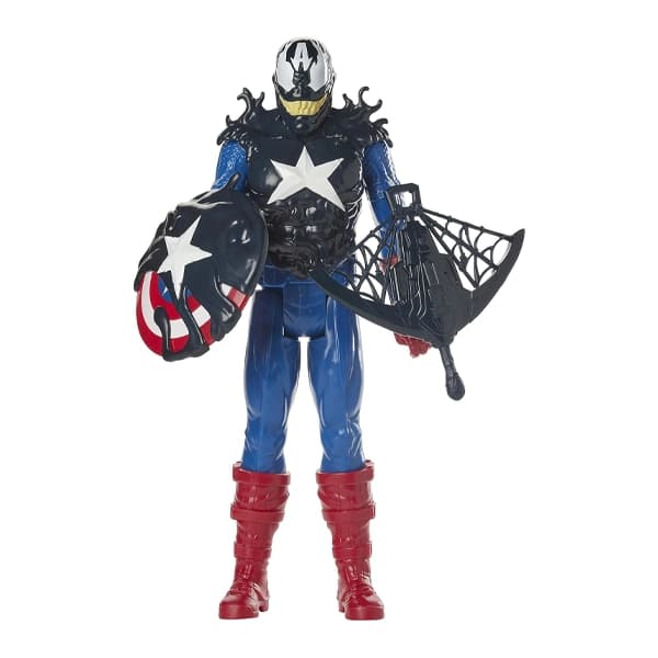 اکشن فیگور کاپیتان آمریکا مدل تبدیل به ونوم Hasbro — تصویر ۵
