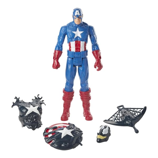 اکشن فیگور کاپیتان آمریکا مدل تبدیل به ونوم Hasbro — تصویر ۳