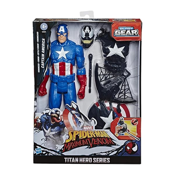 اکشن فیگور کاپیتان آمریکا مدل تبدیل به ونوم Hasbro — تصویر ۲