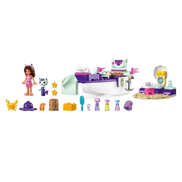 لگو گبی Gabby’s DollHouse مدل 10786 Gabby & MerCat’s Ship & Spa — تصویر ۴