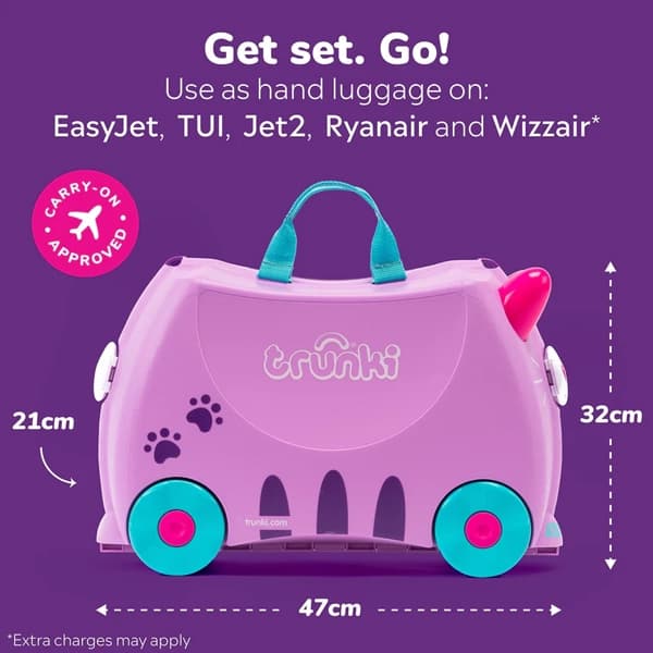 چمدان کودک طرح گربه ترانکی Trunki — تصویر ۳