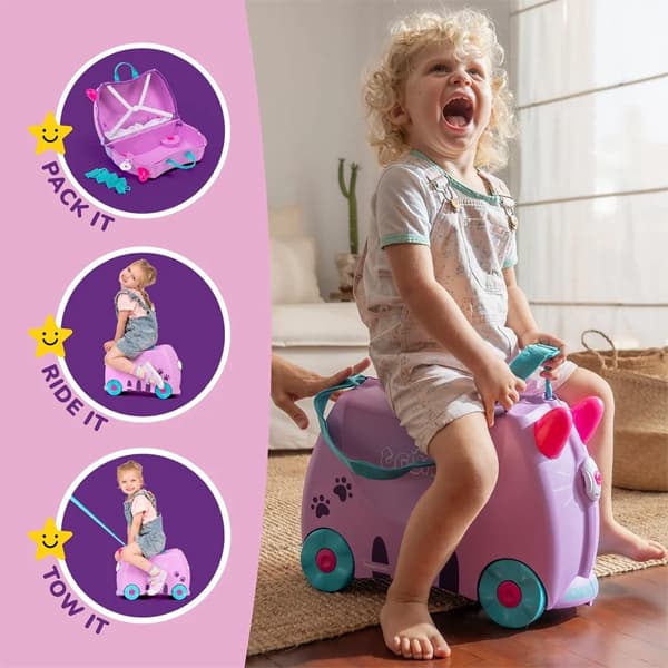 چمدان کودک طرح گربه ترانکی Trunki — تصویر ۴