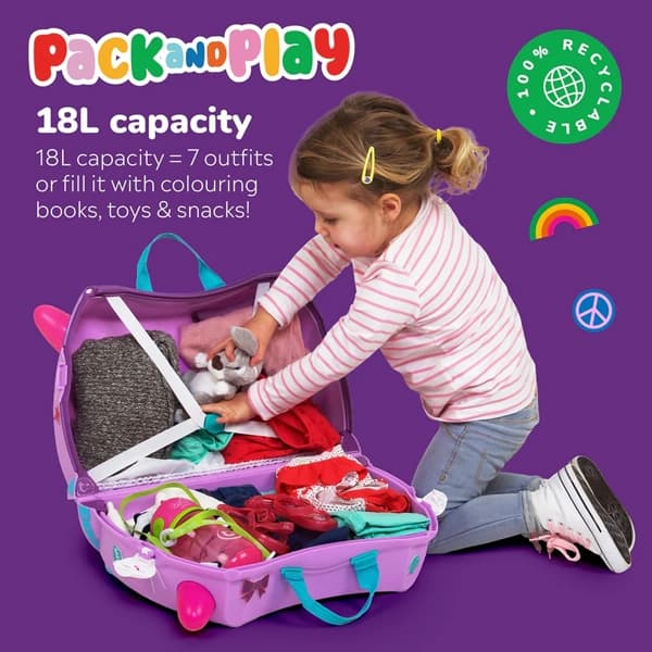 چمدان کودک طرح گربه ترانکی Trunki — تصویر ۵
