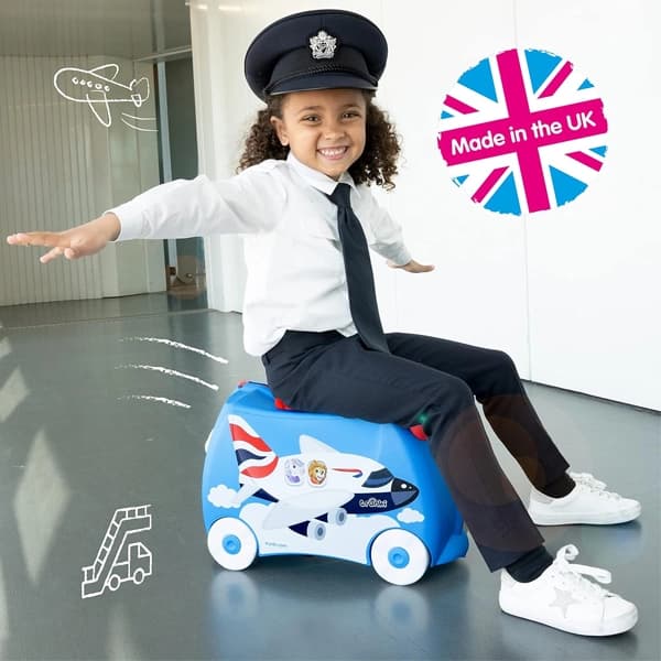 چمدان کودک طرح هواپیما ترانکی Trunki — تصویر ۴