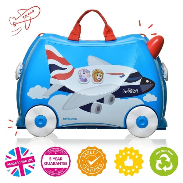 چمدان کودک طرح هواپیما ترانکی Trunki — تصویر ۳