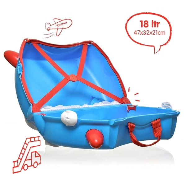 چمدان کودک طرح هواپیما ترانکی Trunki — تصویر ۲