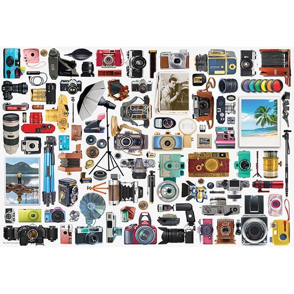 پازل 550 تکه یوروگرافیکس Eurographics طرح دوربین کلاسیک — تصویر ۲