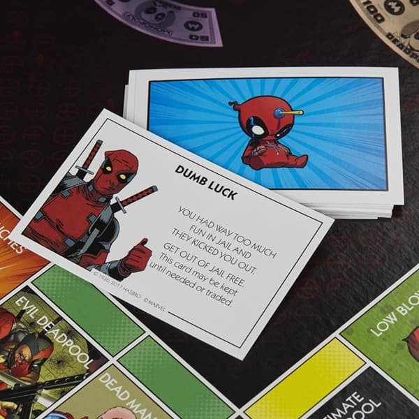 بازی فکری MONOPOLY مدل Deadpool — تصویر ۵