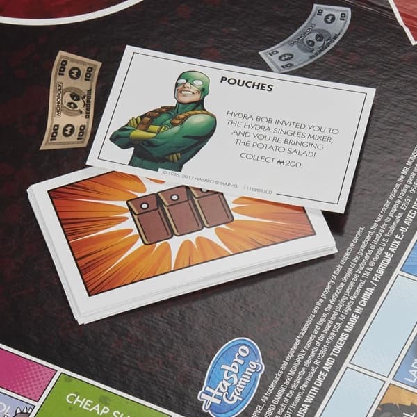بازی فکری MONOPOLY مدل Deadpool — تصویر ۴