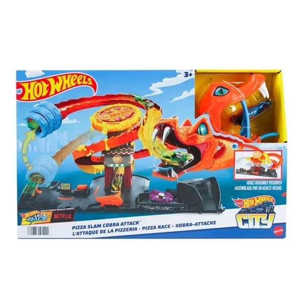 پیست هات ویلز مدل Pizza Slam Cobra Attack