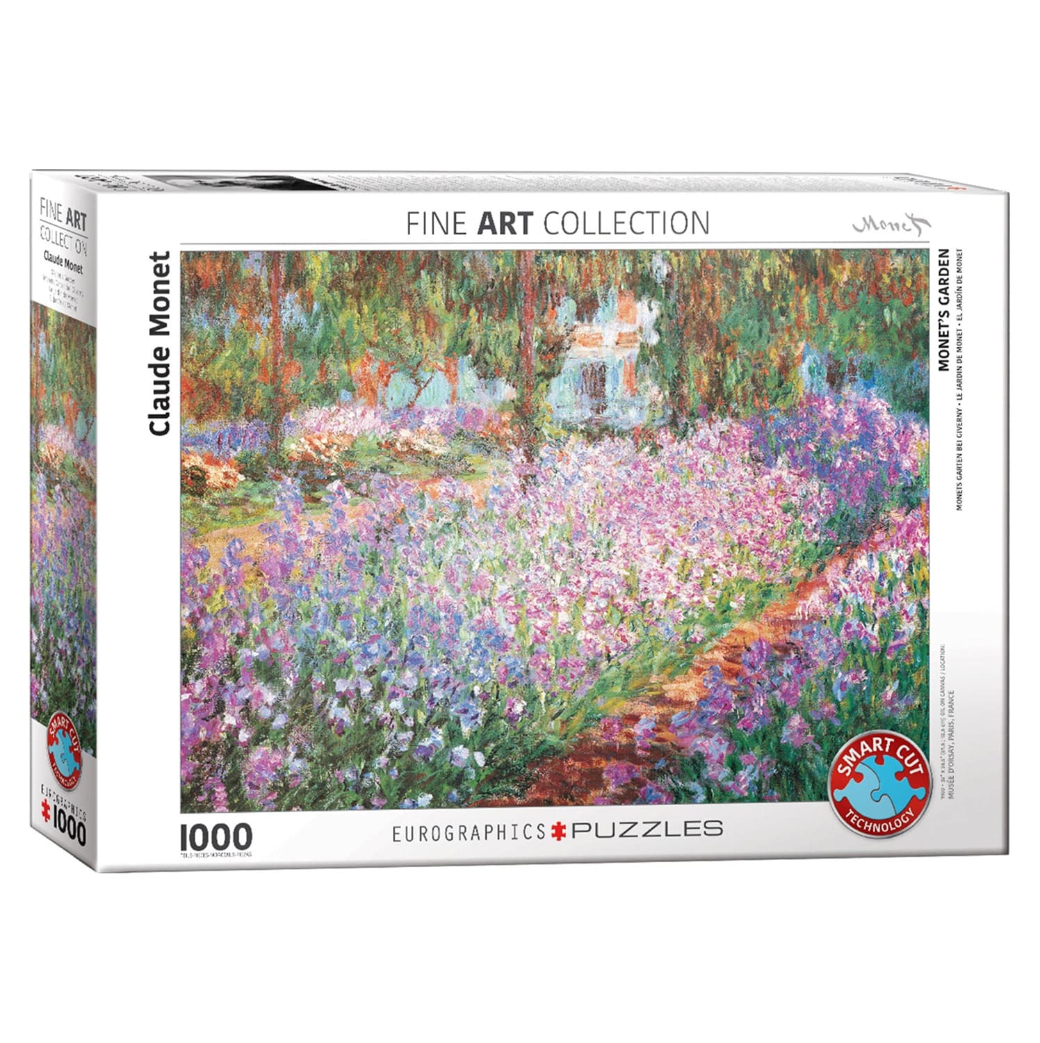 پازل 1000 تکه یوروگرافیکس Eurographics طرح باغ مونه