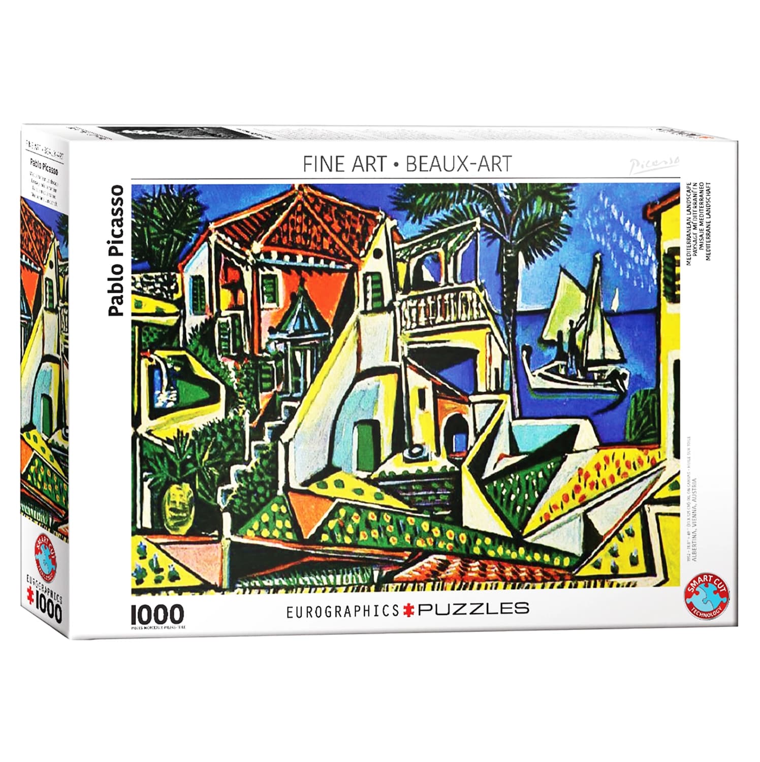 پازل 1000 تکه یوروگرافیکس Eurographics طرح منظره مدیترانه