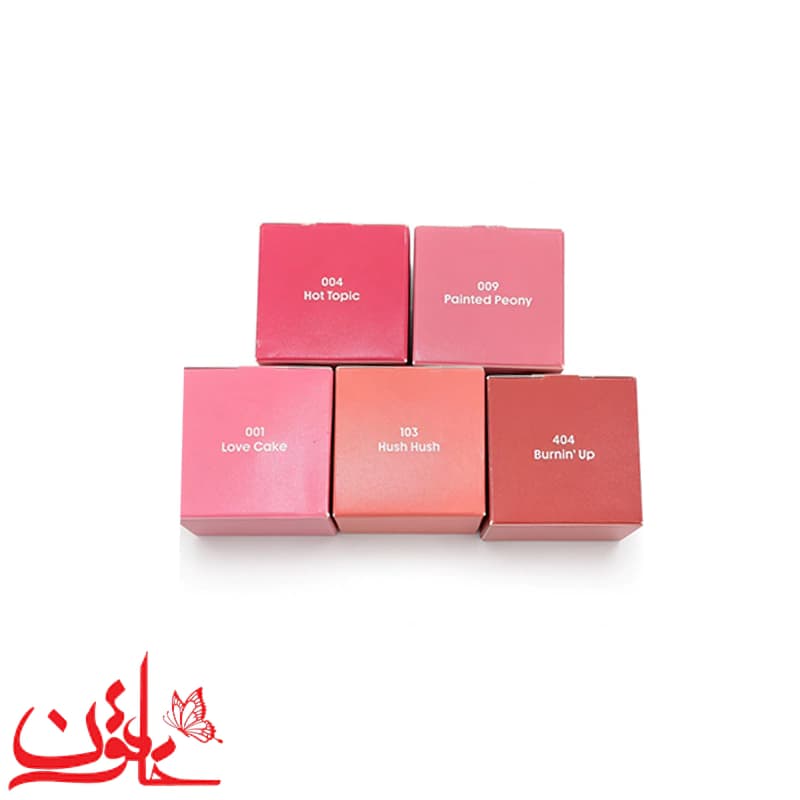 رژگونه پنجه گربه ای شیگلم پینتد پیونی 009 — تصویر ۶
