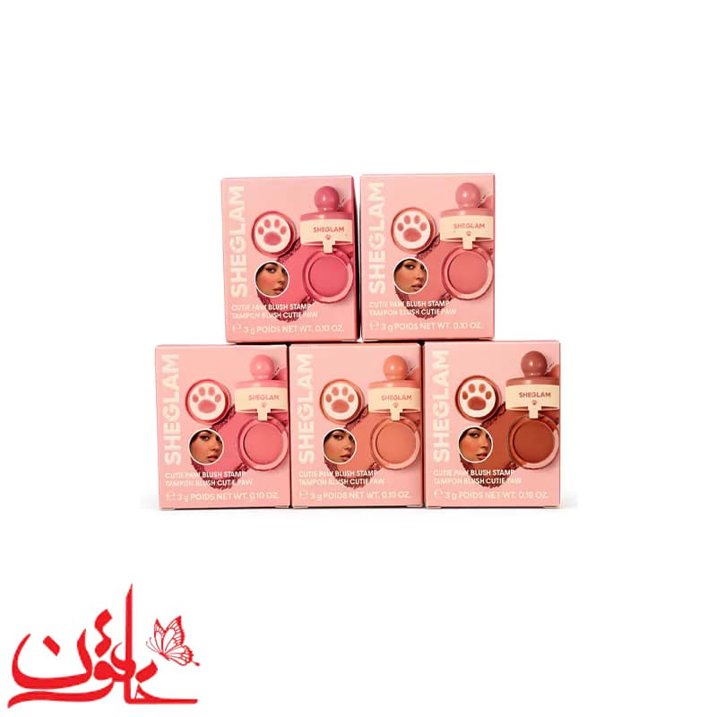 رژگونه پنجه گربه ای شیگلم پینتد پیونی 009 — تصویر ۵