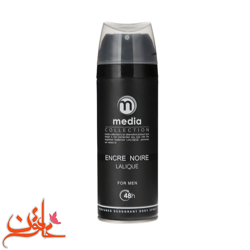 اسپری مردانه مدیا مدلEncre Noire Lalique حجم 200میل