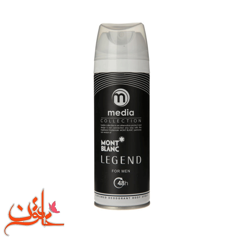 اسپری مردانه مدیا مدل LEGEND حجم 200 میلی