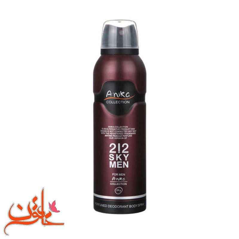 اسپری مردانه آنیکا مدل 212 Sky حجم 200 میل