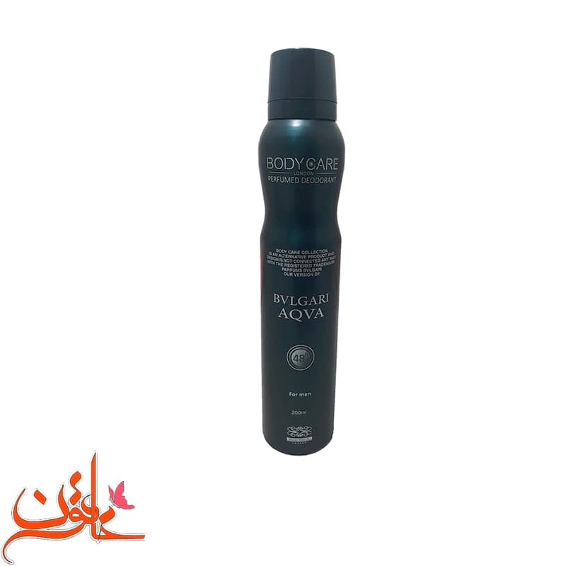 اسپری مردانه بادی کر مدل Bvlgari Aqva حجم 200 میلی لیتر