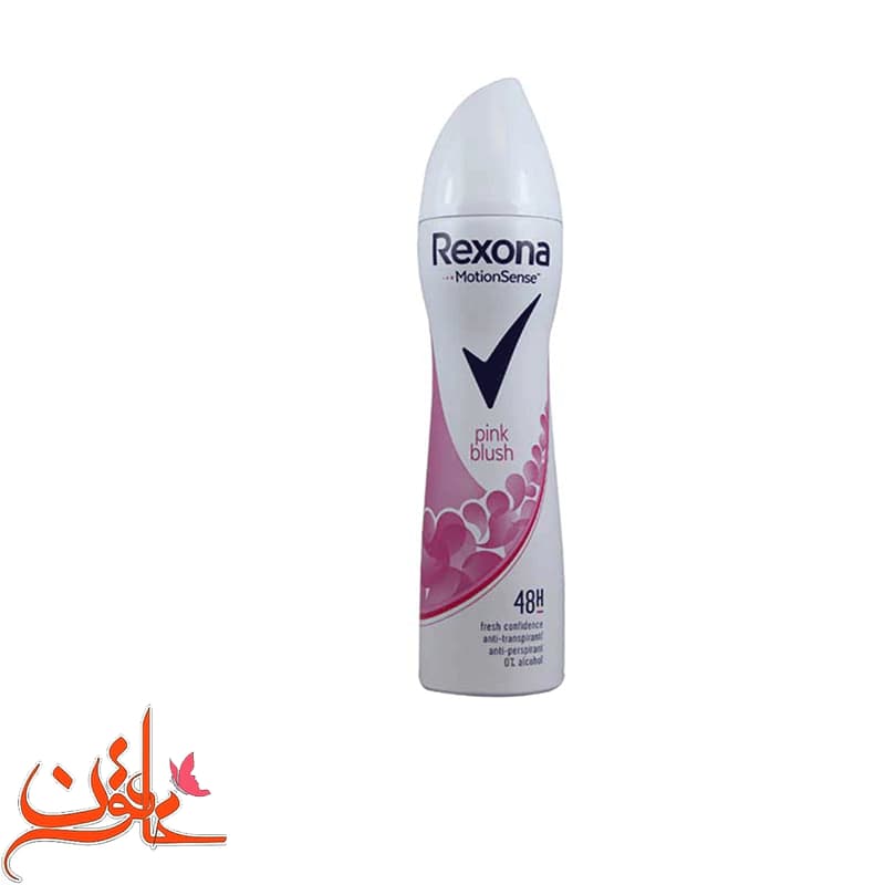 اسپری ضدتعریق زنانه رکسونا مدل Pink Blush حجم 200 میلی لیتر