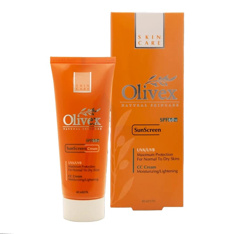 کرم ضد آفتاب SPF60 بی رنگ الیوکس مناسب پوست خشک حجم 40 میلی لیتر
