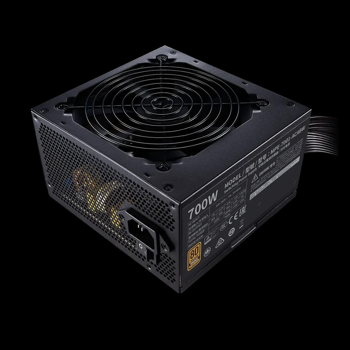 منبع تغذیه کولر مستر مدل Cooler Master MWE 700 Bronze – V2 230V