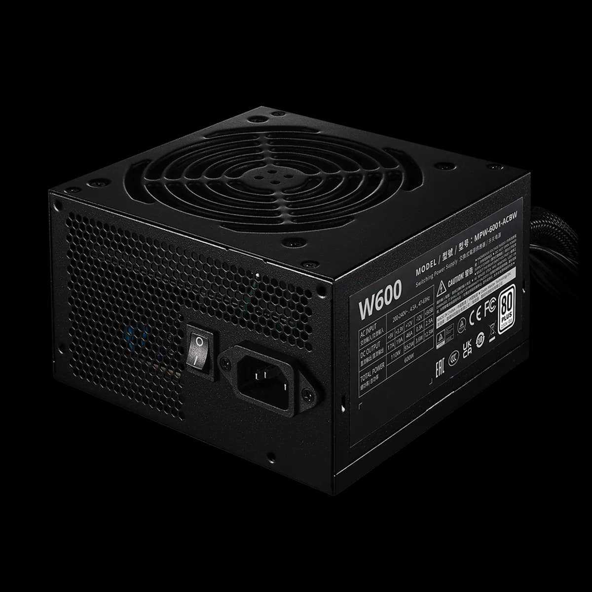 منبع تغذیه کولر مستر مدل Cooler Master ELITE NEX White W600 230V