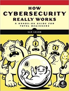 جلد معمولی رنگی_کتاب How Cybersecurity Really Works: A Hands-On Guide for Total Beginners