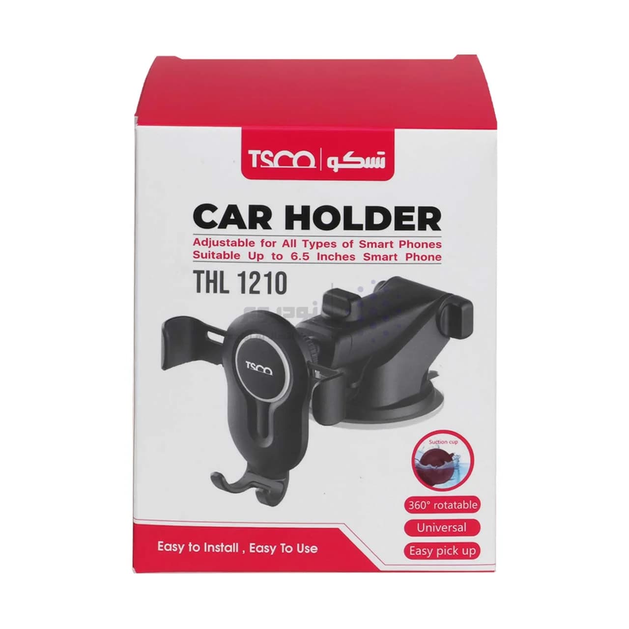 هولدر گوشی موبایل پایه دار TSCO مدل THL 1210 – مشکی — تصویر ۴