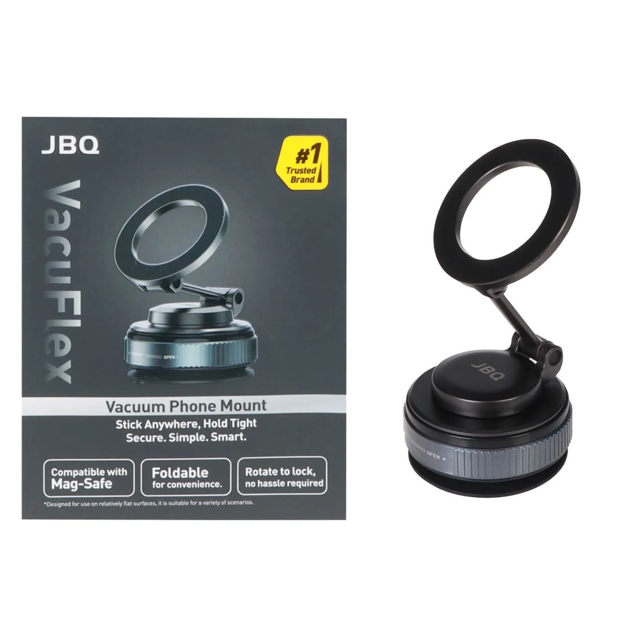 هولدر گوشی موبایل مگنتی JBQ مدل Vacuflex N720382 – خاکستری (گارانتی شش ماهه رصاصی)