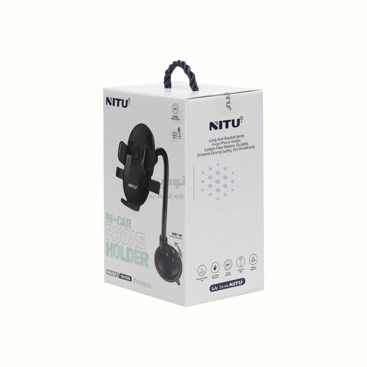 هولدر گوشی موبایل NITU مدل NH36 – مشکی — تصویر ۴