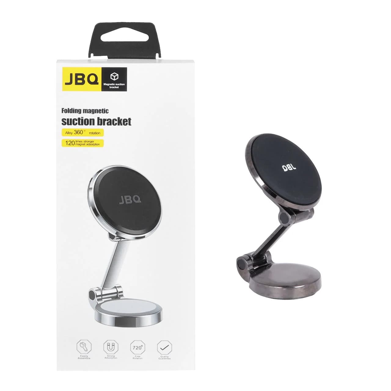 هولدر گوشی موبایل مگنتی JBQ مدل MG-372 – نقره ای