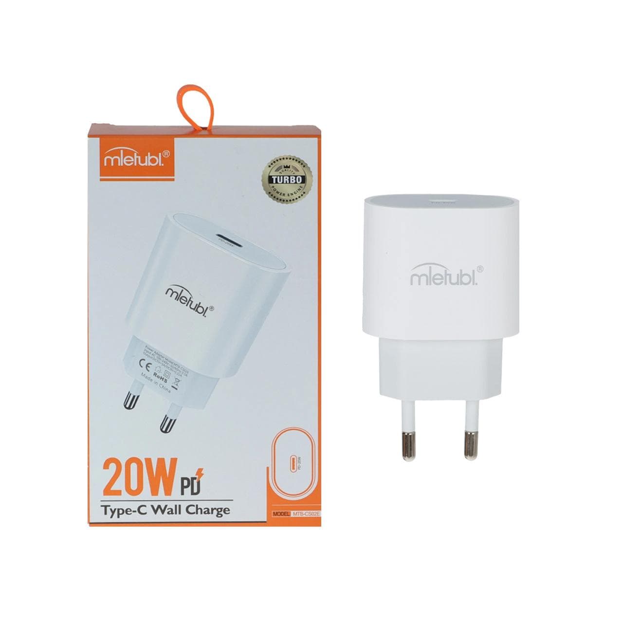 شارژر دیواری PD و فست تک پورت Mietubl مدل MTB-CS02E 20W – سفید (گارانتی شش ماهه AZR) — تصویر ۶