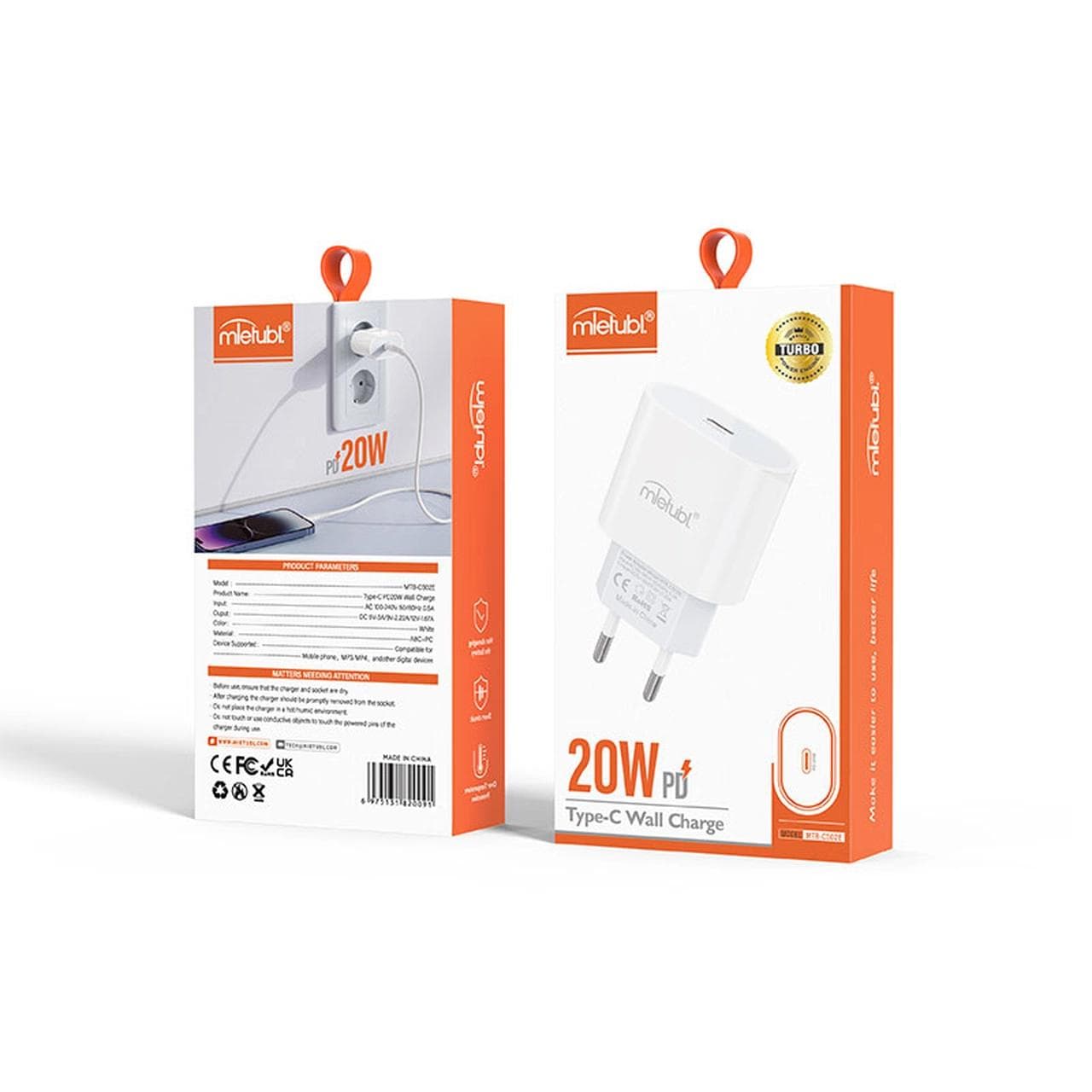 شارژر دیواری PD و فست تک پورت Mietubl مدل MTB-CS02E 20W – سفید (گارانتی شش ماهه AZR) — تصویر ۱۰