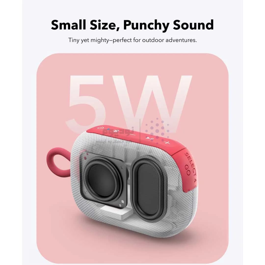 اسپیکر بلوتوثی ANKER مدل Soundcore Select 4 Go A31X1191 – قرمز (گارانتی 18ماهه شرکتی) — تصویر ۳