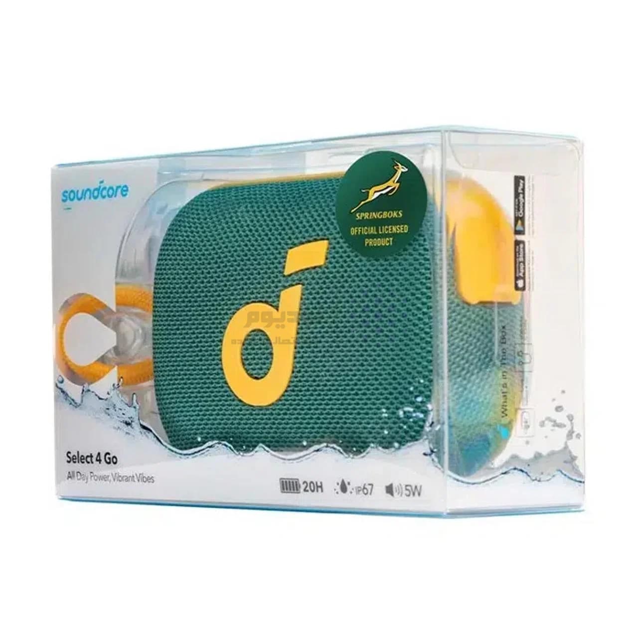 اسپیکر بی سیم ANKER مدل Soundcore Select 4 Go A31X1171 – زرد (گارانتی 18 ماهه شرکتی) — تصویر ۶