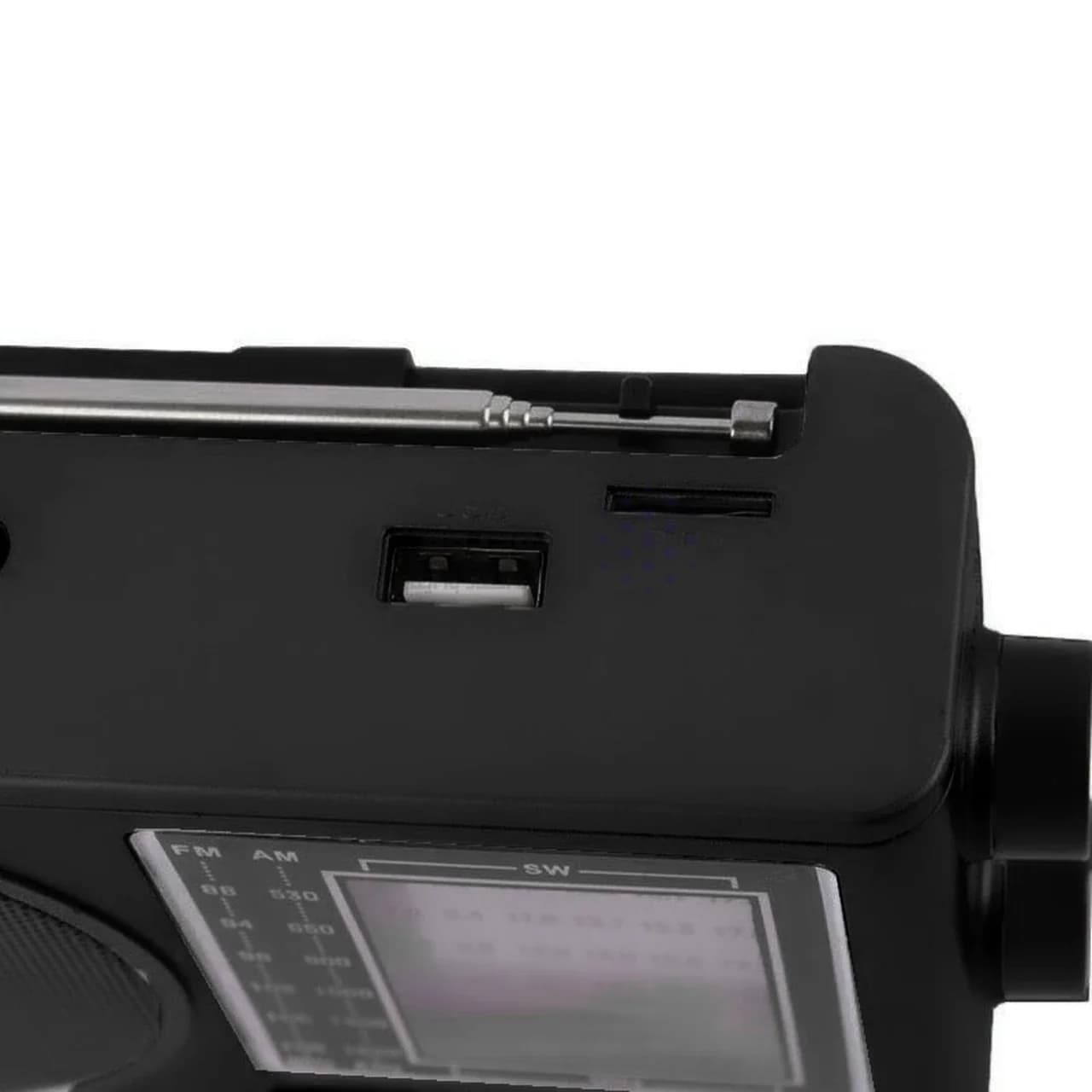اسپیکر رادیو KBroad مدل KTF-1646 – مشکی – TCO (دارای چراغ قوه و پنل خورشیدی) — تصویر ۲