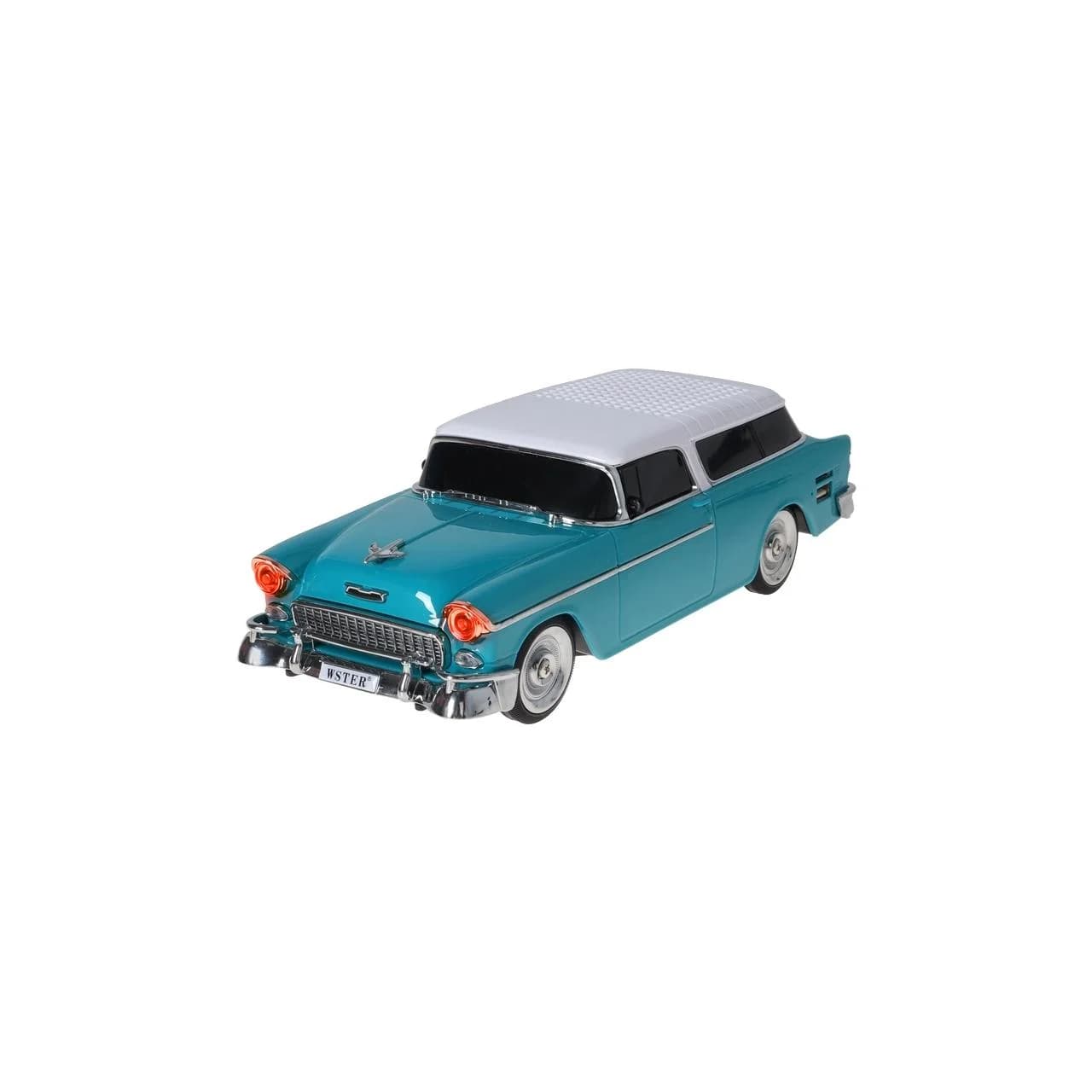 اسپیکر بی سیم طرح ماشین کلاسیک WSTER مدل WS-1955 – سبز آبی – MMX