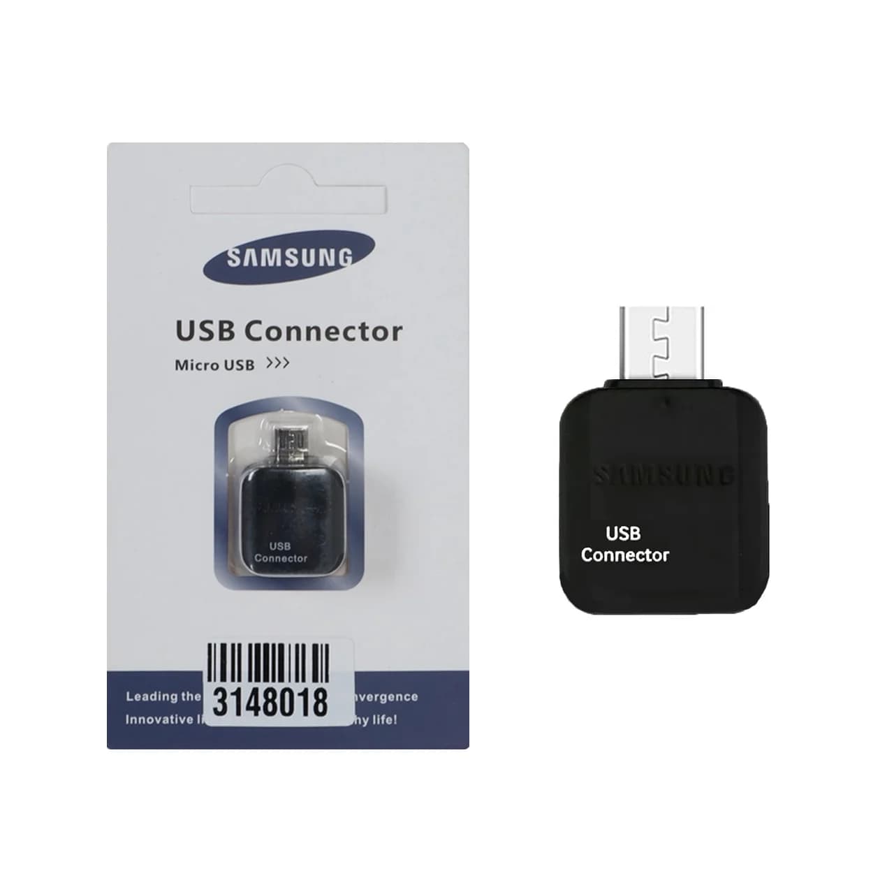 تبدیل Samsung MicroUSB To USB – مشکی – ASP(گارانتی شش ماهه آروین سپهر)