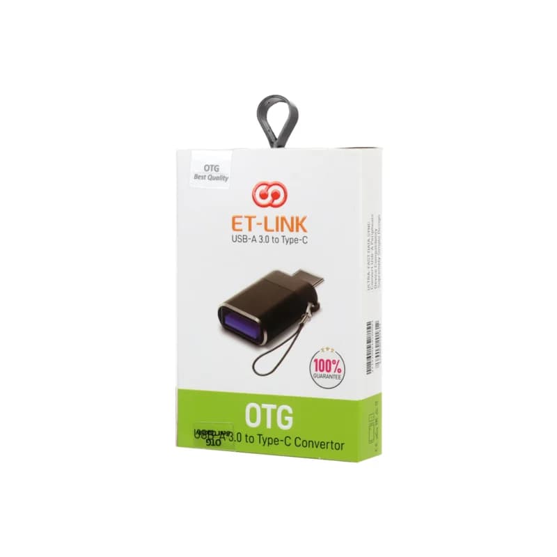 تبدیل ET-LINK USB3.0 OTG Type-C – مشکی — تصویر ۹