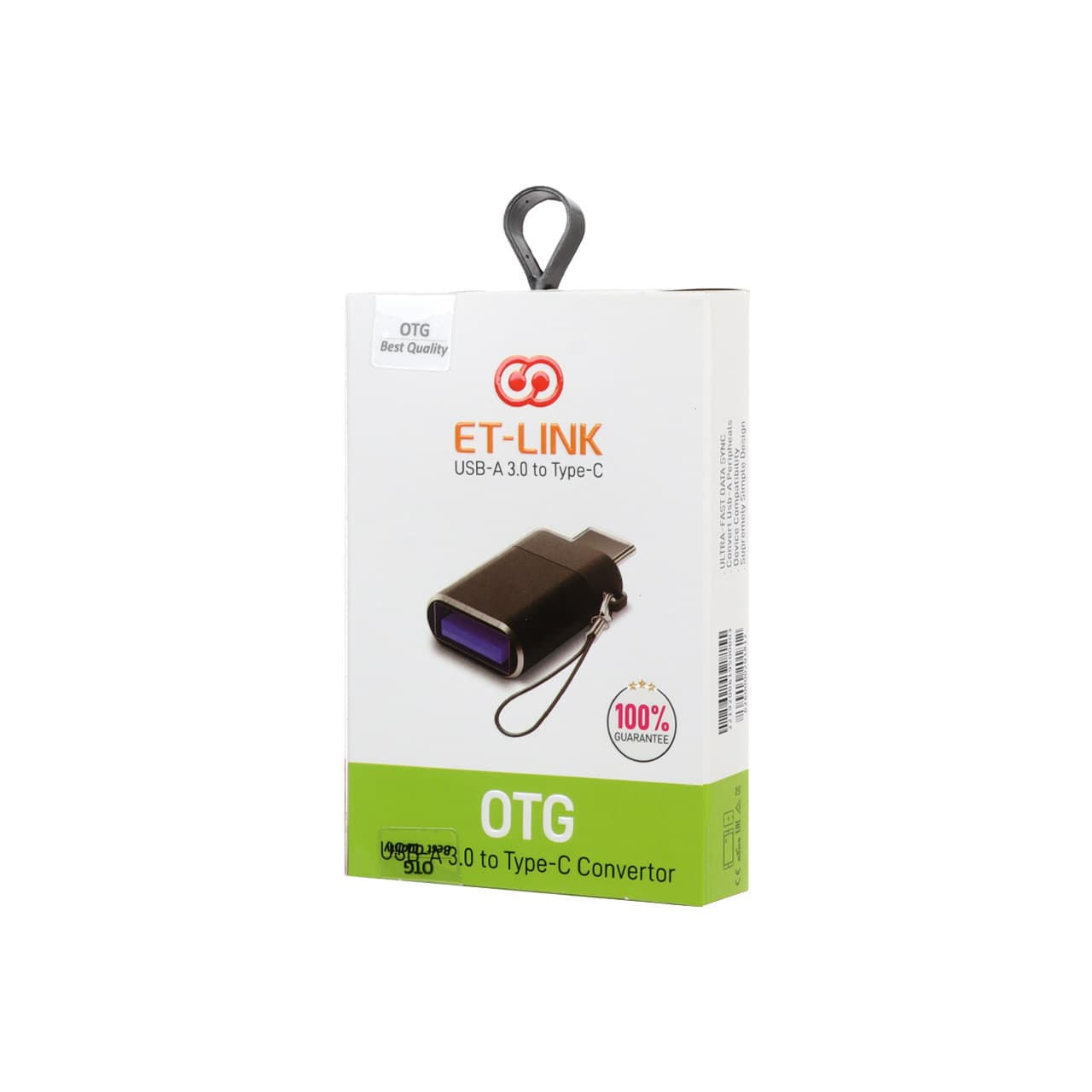 تبدیل ET-LINK USB3.0 OTG Type-C – مشکی — تصویر ۶