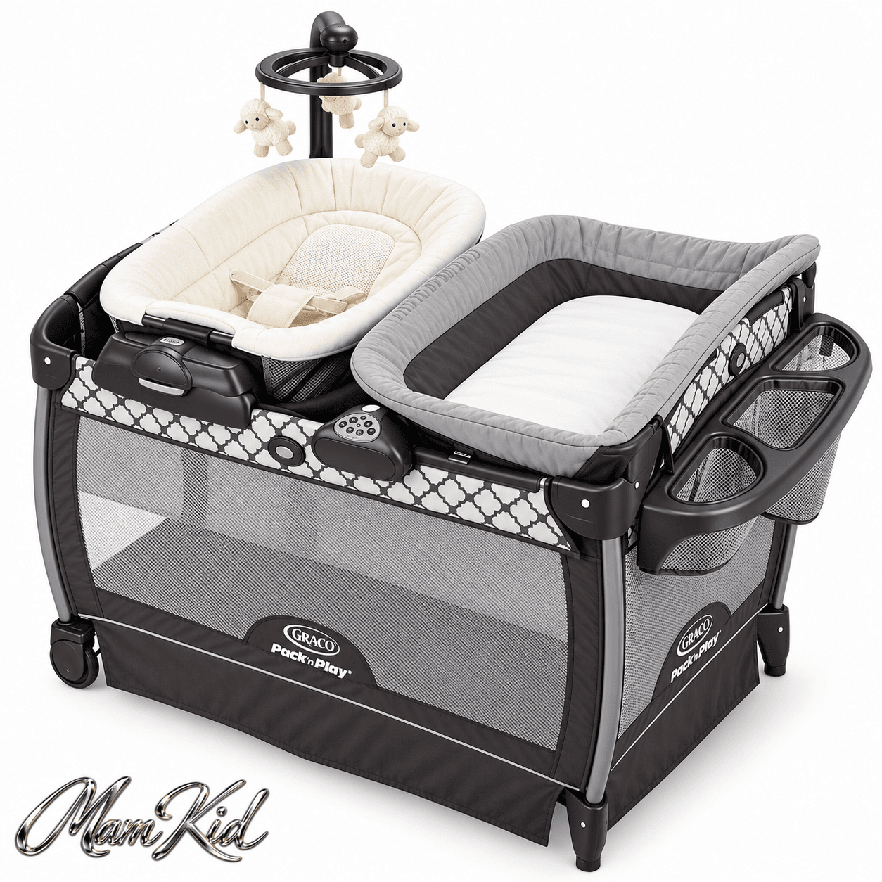 تخت و پارک گراکو مدل Graco Pack ’n Play Nearby Napper Kai — تصویر ۳