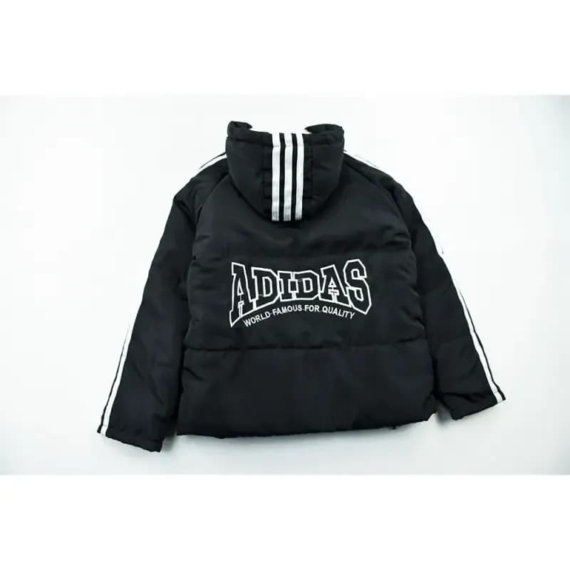 کاپشن پسرانه ADIDAS مشکی شمعی پاییزه و زمستانه — تصویر ۷