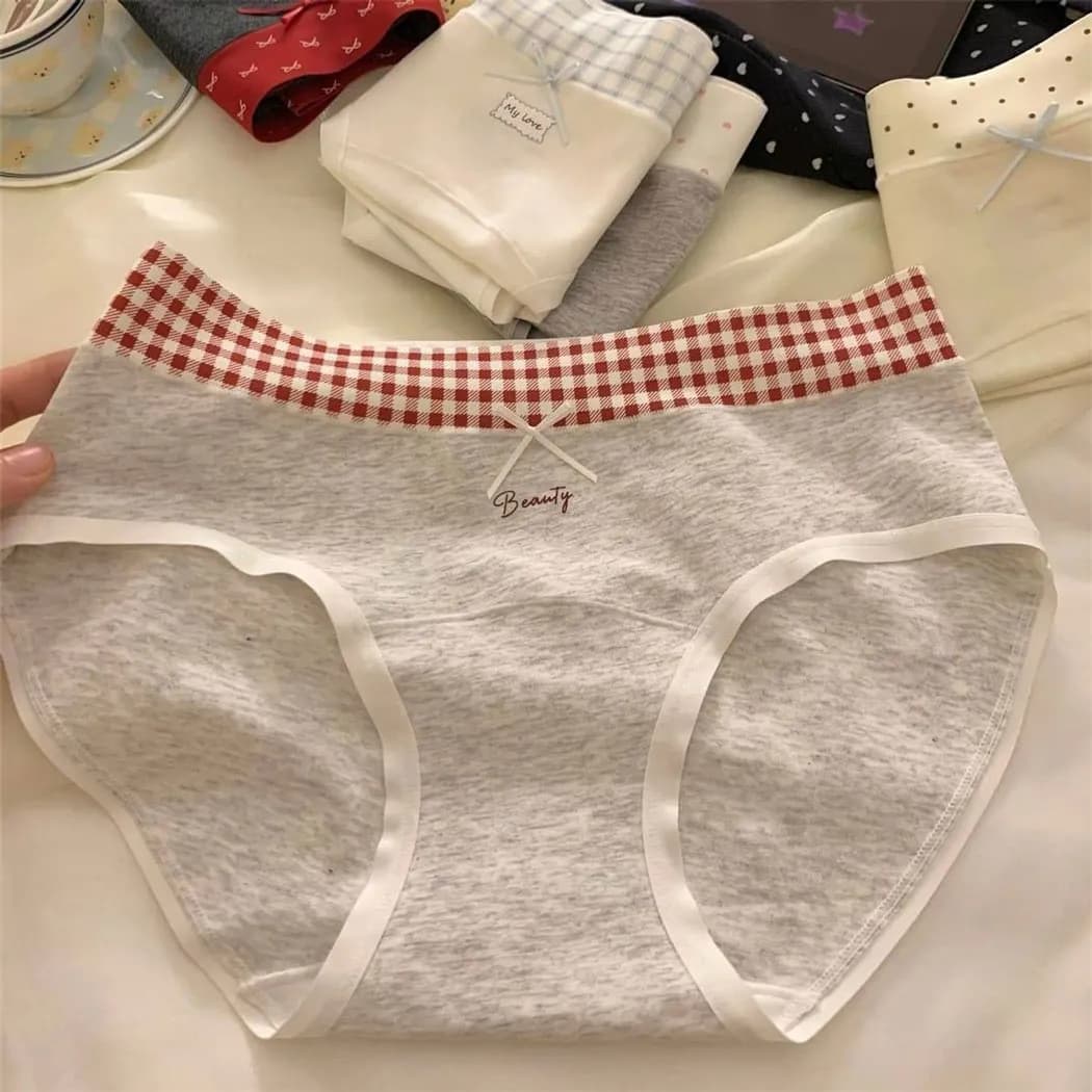 شورت نخ پنبه فانتزی زنانه ls2360 — تصویر ۲