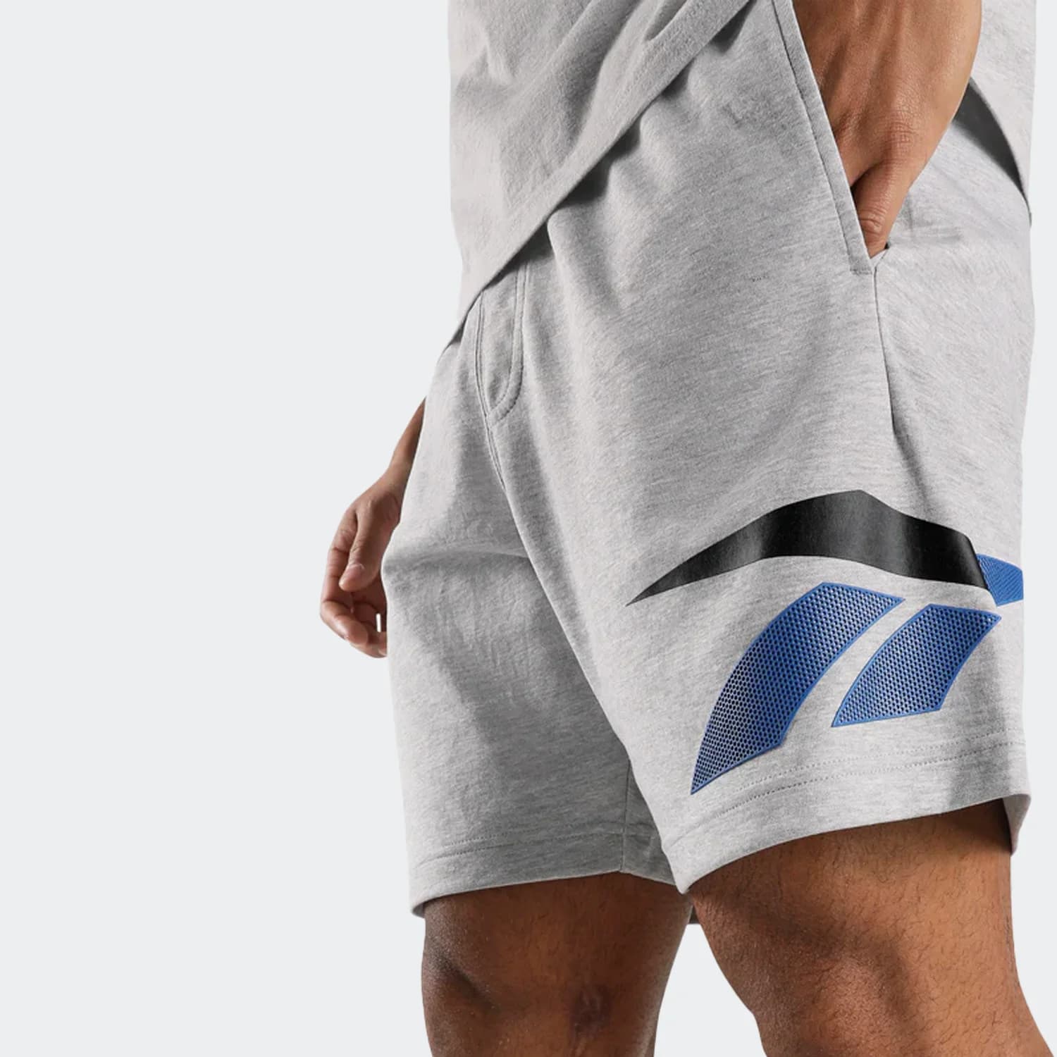 شلوارک مردانه ریباک مدل Logo Placement Pique Men’s Shorts — تصویر ۲