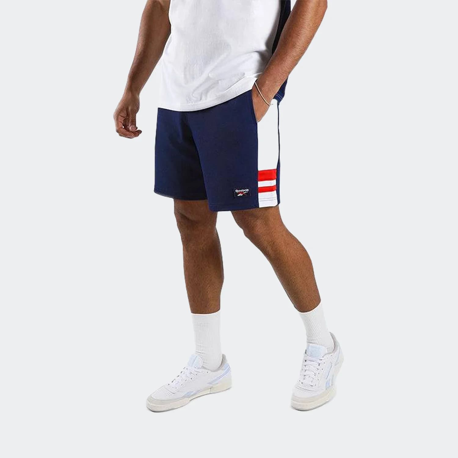 شلوارک مردانه ریباک مدل Reebok Men Heritage Cut & Sew Track Shorts