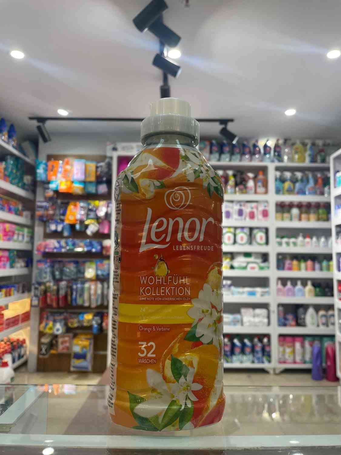مایع نرم‌کننده لباس لنور مدل Wohlfühl Kollektion با رایحه شکوفه پرتقال ۳۲ شستشو
