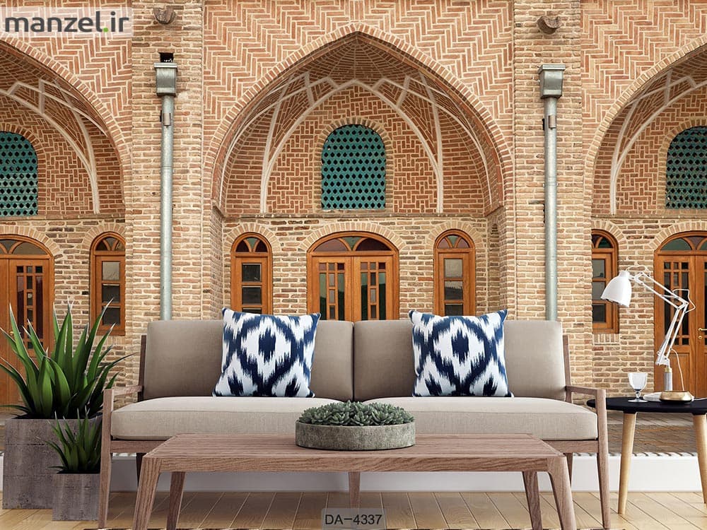 پوستر سه بعدی ساختمان سنتی ایرانی کد DA-4337