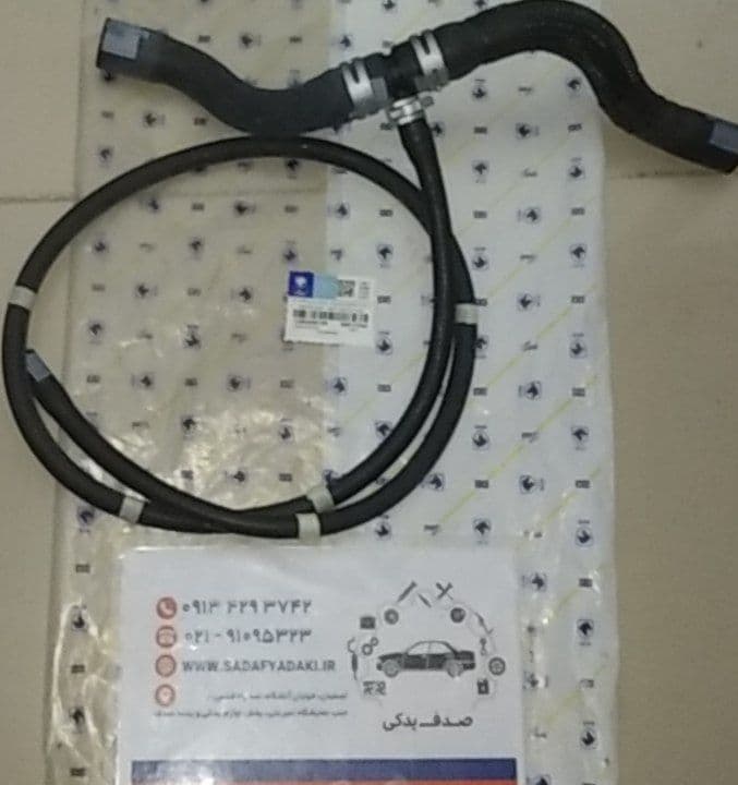شیلنگ های ورودی آب رادیاتور بخاری سمند EF7 ایساکو